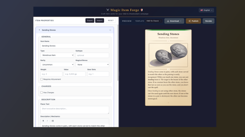 Item Forge