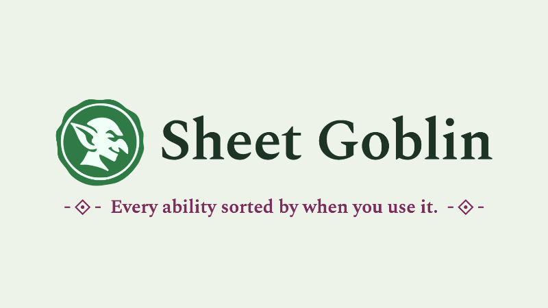 Sheet Goblin