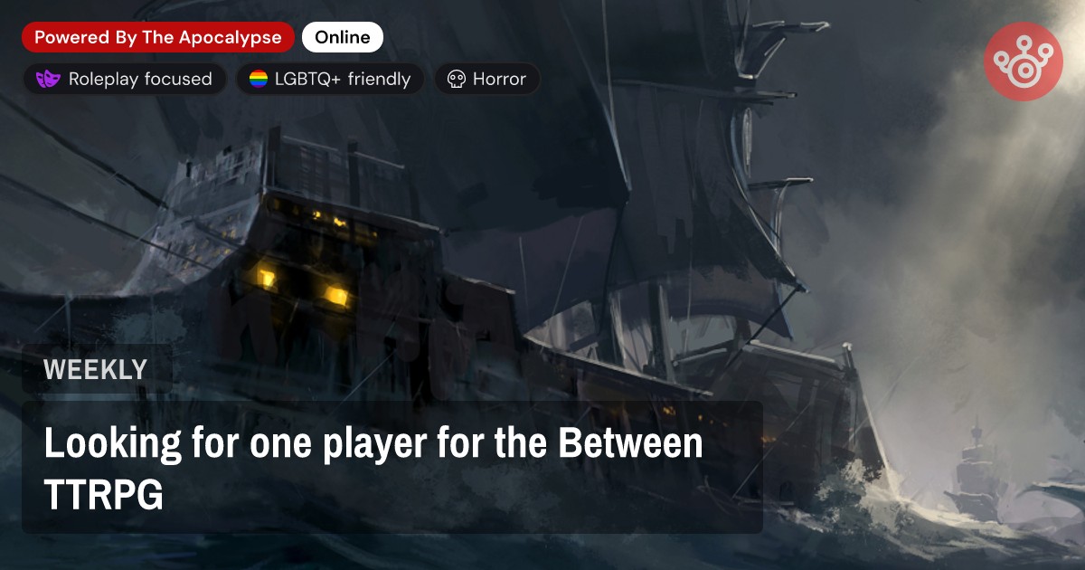 Looking for one player for the Between TTRPG
