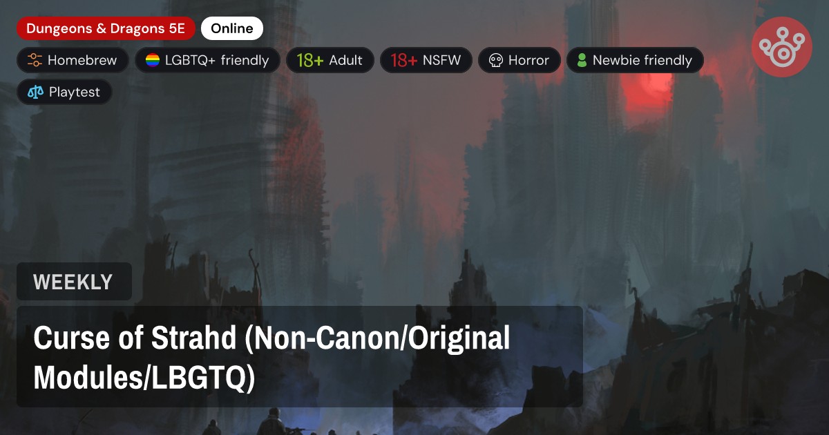 Curse of Strahd (Non-Canon/Original Modules/LBGTQ)