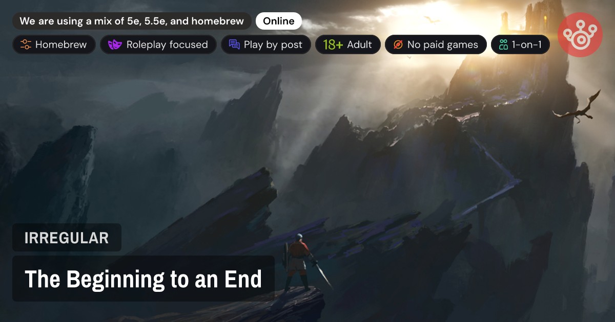 The Beginning to an End