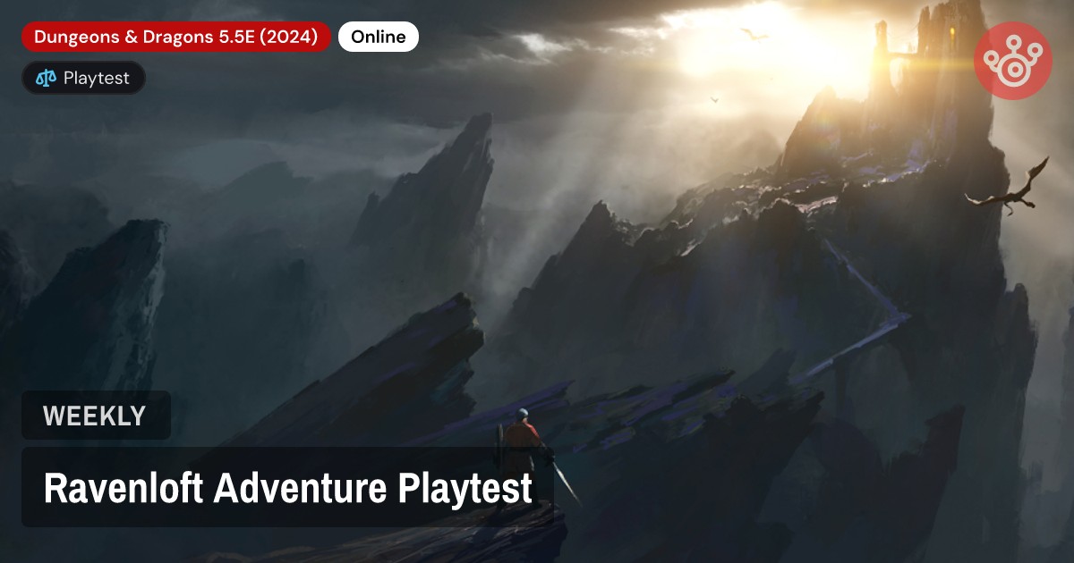 Ravenloft Adventure Playtest