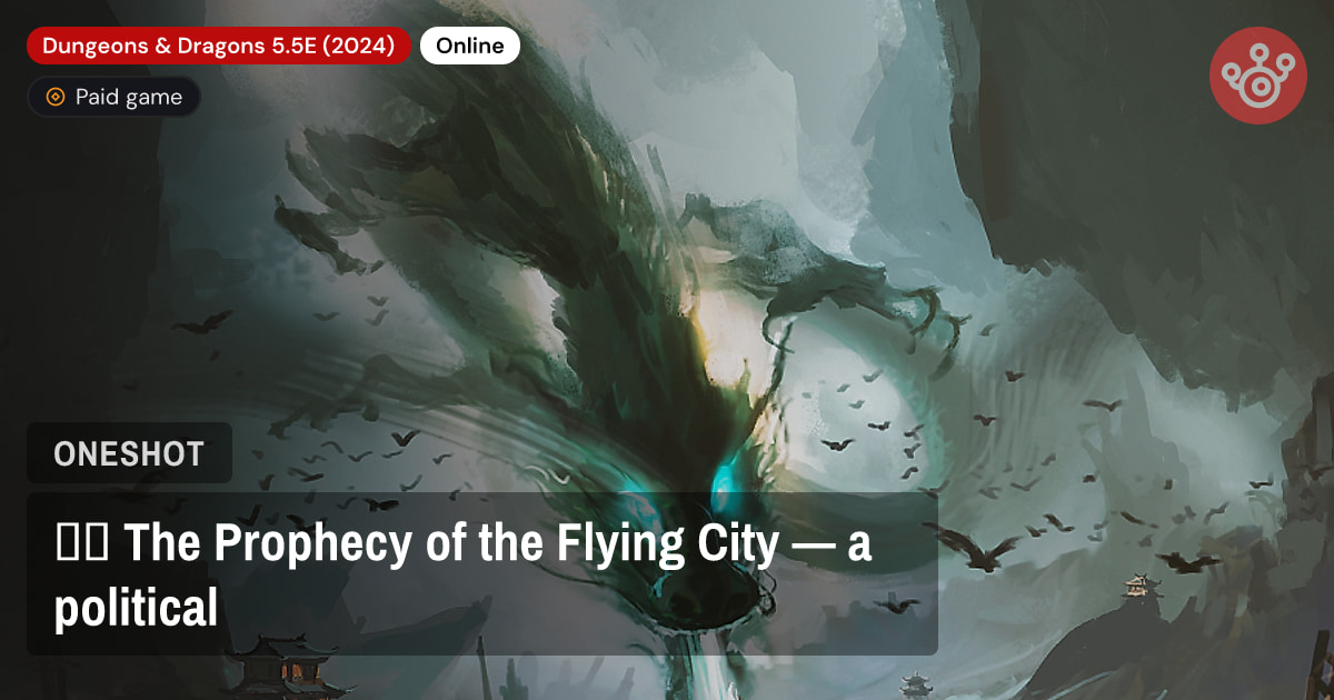 🏙️ The Prophecy of the Flying City — a political
