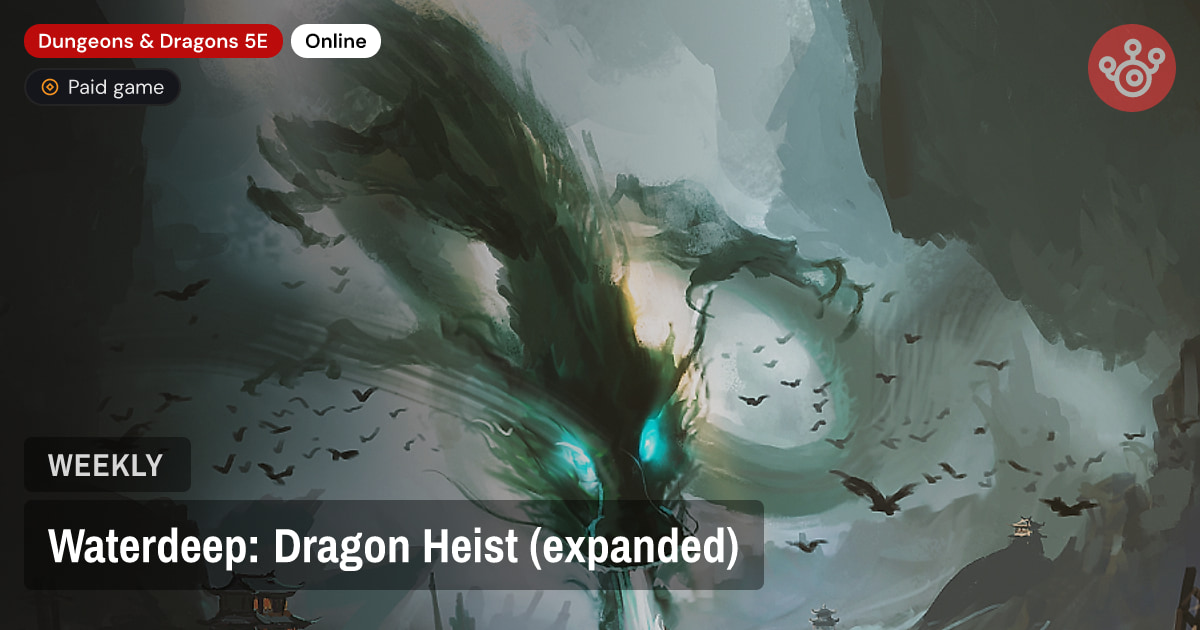 Waterdeep: Dragon Heist (expanded)